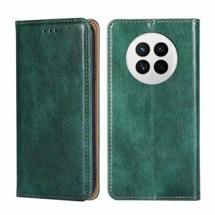 For Huawei Mate 50 Gloss Oil Solid Color Magnetic Leather Phone Case(Green)