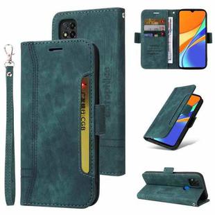 For Xiaomi Redmi 9C BETOPNICE Dual-side Buckle Leather Phone Case(Green)