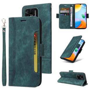 For Xiaomi Redmi 10C BETOPNICE Dual-side Buckle Leather Phone Case(Green)