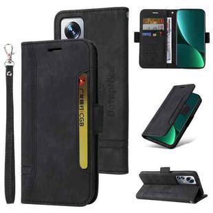 For Xiaomi 12 BETOPNICE Dual-side Buckle Leather Phone Case(Black)