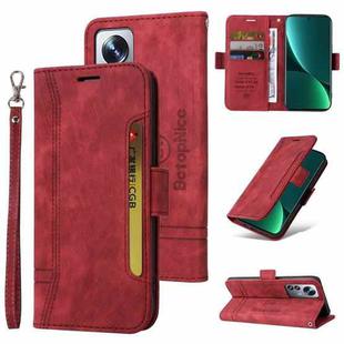 For Xiaomi 12 BETOPNICE Dual-side Buckle Leather Phone Case(Red)