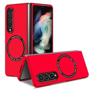 For Samsung Galaxy Z Fold4 Magsafe Magnetic Folding PC Phone Case(Red)