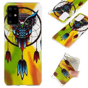 For Galaxy S20+ Luminous TPU Mobile Phone Protective Case(Owl)