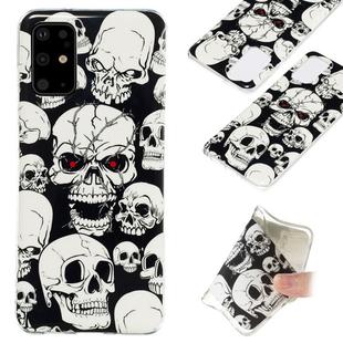 For Galaxy S20+ Luminous TPU Mobile Phone Protective Case(Ghost Head)