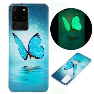 For Galaxy S20 Ultra Luminous TPU Mobile Phone Protective Case(Butterfly)