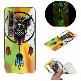 For Xiaomi Mi 10 Luminous TPU Mobile Phone Protective Case(Owl)