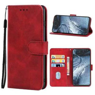 For Nokia 7.3 Leather Phone Case(Red)
