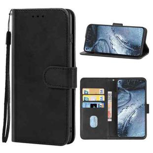 For Nokia 7.3 Leather Phone Case(Black)