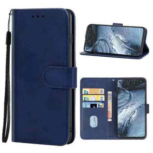 For Nokia 7.3 Leather Phone Case(Blue)