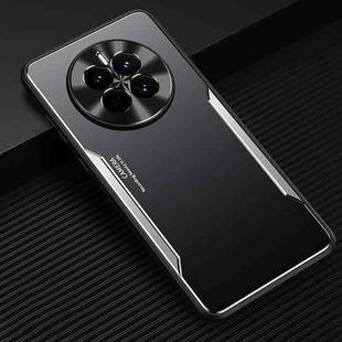 For Huawei Mate 50 Blade Series TPU + Titanium Alloy Phone Case(Black Silver)