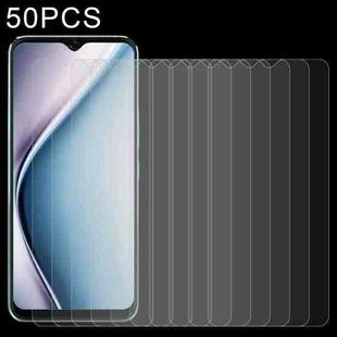 For Itel P38 50pcs 0.26mm 9H 2.5D Tempered Glass Film