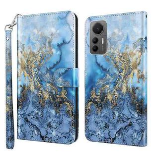 For Xiaomi 12 Lite 4G/5G 3D Painting Pattern TPU + PU Leather Phone Case(Milky Way)