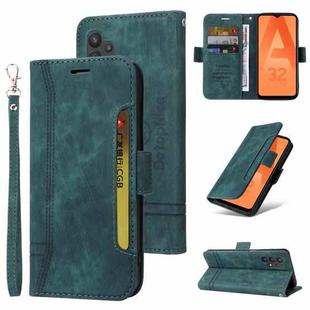 For Samsung Galaxy A32 5G BETOPNICE Dual-side Buckle Leather Phone Case(Green)