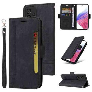 For Samsung Galaxy A53 5G BETOPNICE Dual-side Buckle Leather Phone Case(Black)