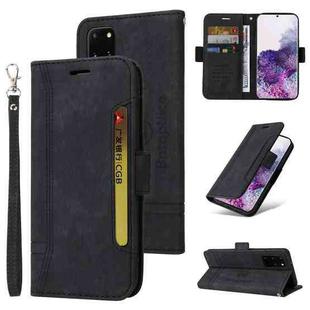 For Samsung Galaxy S20+ BETOPNICE Dual-side Buckle Leather Phone Case(Black)