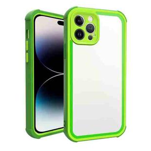 For iPhone 14 Pro Max Acrylic + TPU Shockproof Phone Case(Grass Green)