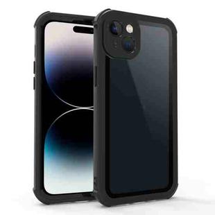 For iPhone 14 Plus Acrylic + TPU Shockproof Phone Case(Black)