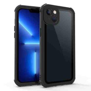 For iPhone 13 Acrylic + TPU Shockproof Phone Case(Black)