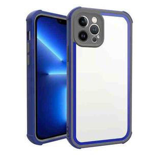 For iPhone 12 Pro Acrylic + TPU Shockproof Phone Case(Sapphire Blue + Dark Grey)