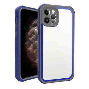 For iPhone 11 Pro Max Acrylic + TPU Shockproof Phone Case(Sapphire Blue + Dark Grey)