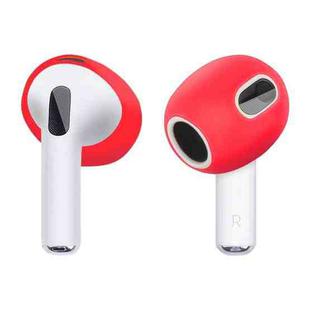 For AirPods Pro 2 Ear Cap Silicone Protective Case(Red)