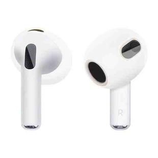 For AirPods Pro 2 Ear Cap Silicone Protective Case(Transparent White)