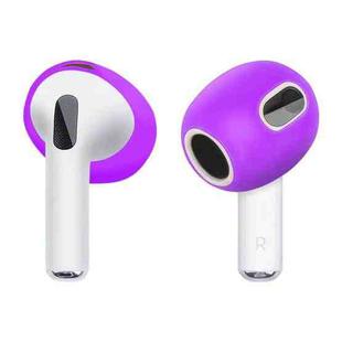 For AirPods Pro 2 Ear Cap Silicone Protective Case(Dark Purple)