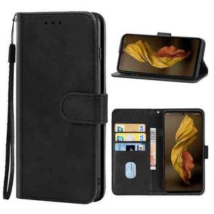 For Sharp Aquos Sense7 Leather Phone Case(Black)