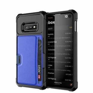 For Samsung Galaxy S10e ZM02 Card Slot Holder Phone Case(Blue)