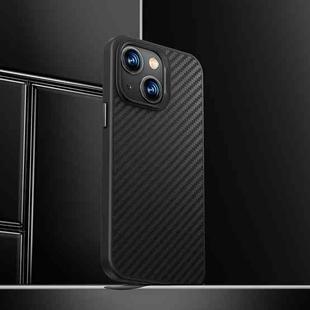For iPhone 14 Plus Benks MagSafe Kevlar Carbon Fiber Phone Case(Black)