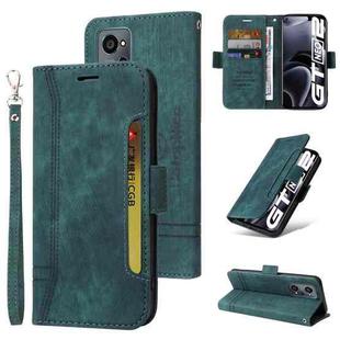 For Realme GT Neo2 5G CN Version BETOPNICE Dual-side Buckle Leather Phone Case(Green)