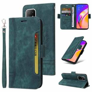 For OPPO A94 5G BETOPNICE Dual-side Buckle Leather Phone Case(Green)
