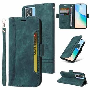 For vivo Y76 5G BETOPNICE Dual-side Buckle Leather Phone Case(Green)