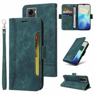 For vivo Y55 5G Global / Y75 5G Global BETOPNICE Dual-side Buckle Leather Phone Case(Green)