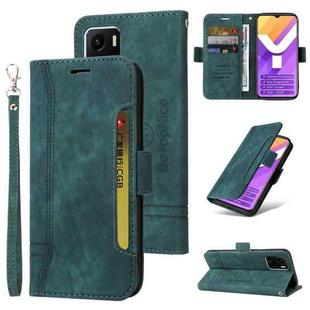 For vivo Y15a Global BETOPNICE Dual-side Buckle Leather Phone Case(Green)