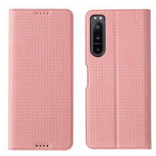 For Sony Xperia 5 IV ViLi DH Series Shockproof Leather Phone Case(Pink)