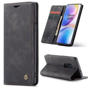 For OnePlus 8 Pro CaseMe Multifunctional Horizontal Flip Leather Case, with Card Slot & Holder & Wallet(Black)