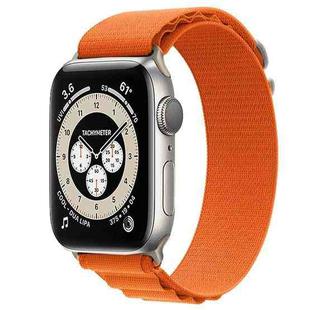 Nylon Loop Watch Band for Apple Watch Series 8&7 41mm / SE 2&6&SE&5&4 40mm / 3&2&1 38mm(Orange)