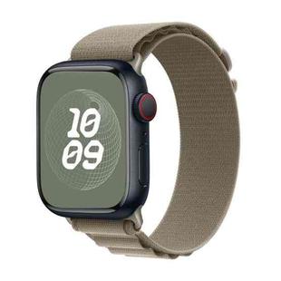 Nylon Loop Watch Band for Apple Watch Series 9&8&7 41mm / SE 3&SE 2&6&SE&5&4 40mm / 3&2&1 38mm(Olive)