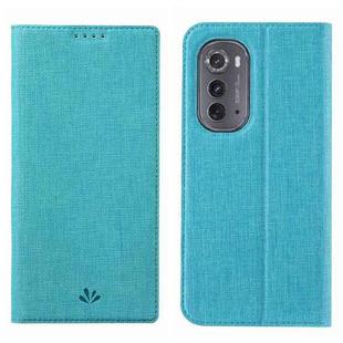 For Motorola Edge 2022 ViLi DMX Series TPU + PU Shockproof Leather Phone Case(Blue)
