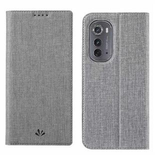 For Motorola Edge 2022 ViLi DMX Series TPU + PU Shockproof Leather Phone Case(Grey)