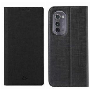 For Motorola Edge 2022 ViLi DMX Series TPU + PU Shockproof Leather Phone Case(Black)