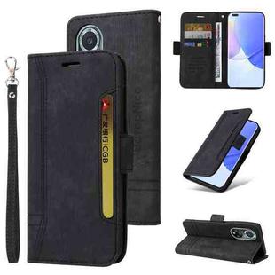For Huawei nova 9 Pro BETOPNICE Dual-side Buckle Leather Phone Case(Black)