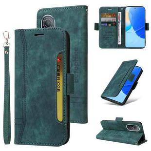For Huawei nova 9 SE BETOPNICE Dual-side Buckle Leather Phone Case(Green)
