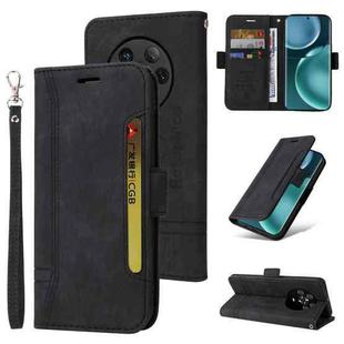 For Honor Magic4 BETOPNICE Dual-side Buckle Leather Phone Case(Black)