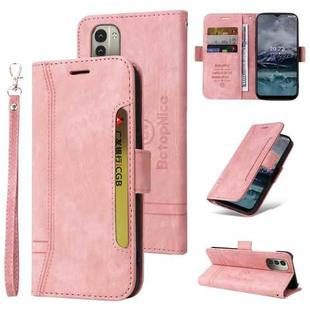 For Nokia G21 BETOPNICE Dual-side Buckle Leather Phone Case(Pink)