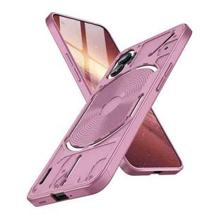 For Nothing Phone 1 GKK Three Stage Splicing Full Coverage PC Phone Case(Rose Gold)