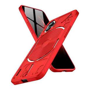 For Nothing Phone 1 GKK Three Stage Splicing Full Coverage PC Phone Case(Red)