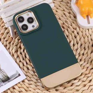 For iPhone 14 Pro Max TPU + Electroplated PC Phone Case(Green)