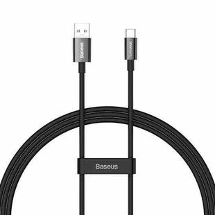 Baseus 1m USB to USB-C / Type-C 65W Flash Charging Data Cable(Black)